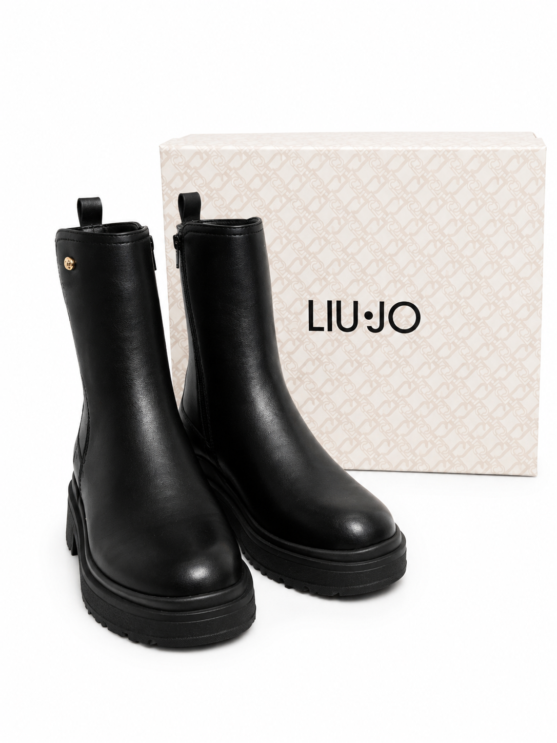 Liu Jo Andrea 05 Women’s Black Ankle Boots – Size 39