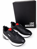 Love Moschino Women’s Black Chunky Sneakers – Size 39