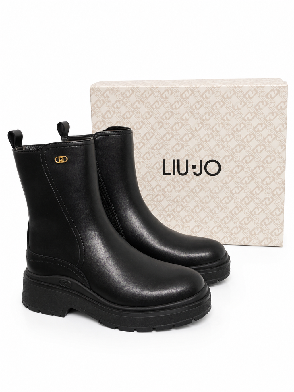 Liu Jo Andrea 05 Women’s Black Ankle Boots – Size 39