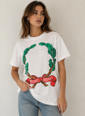 Moschino Couture Women’s White Graphic T-Shirt – Size S